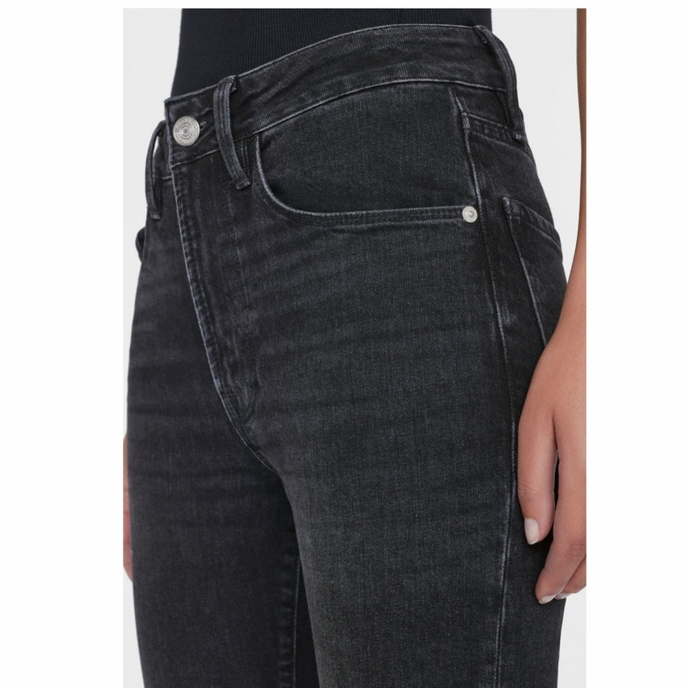 Frame Denim Le Crop High Rise Cropped Raw Edge Flared Women’s Jeans Size 26 NEW - Picture 8 of 14